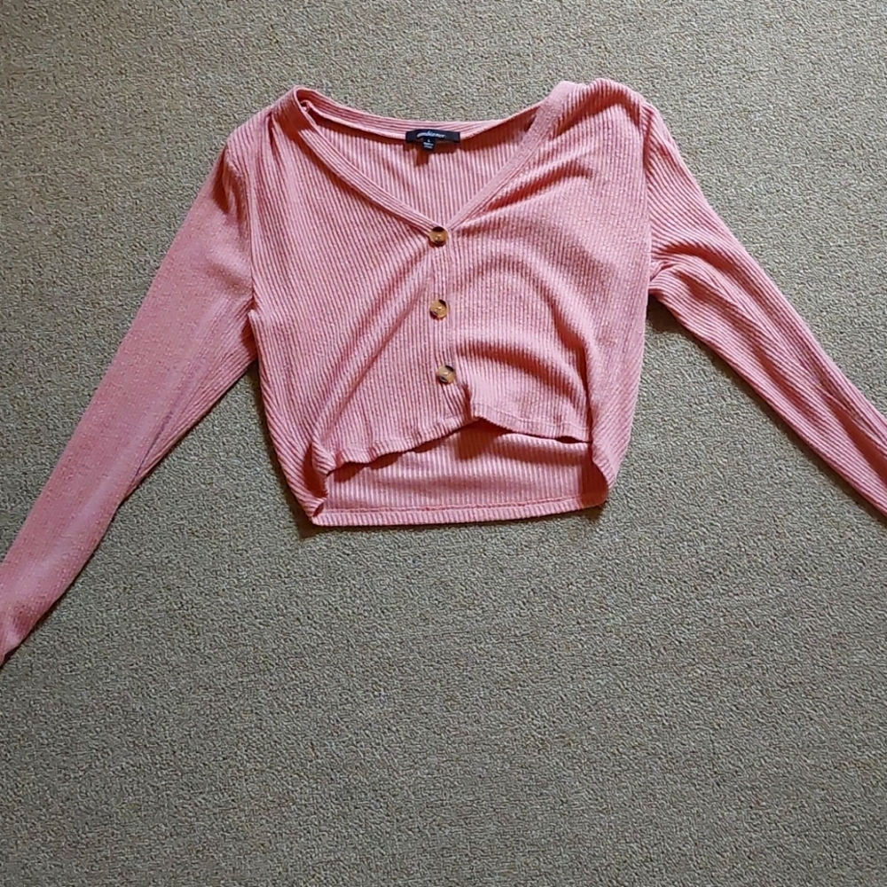 Super soft & sexy long sleeve crop top